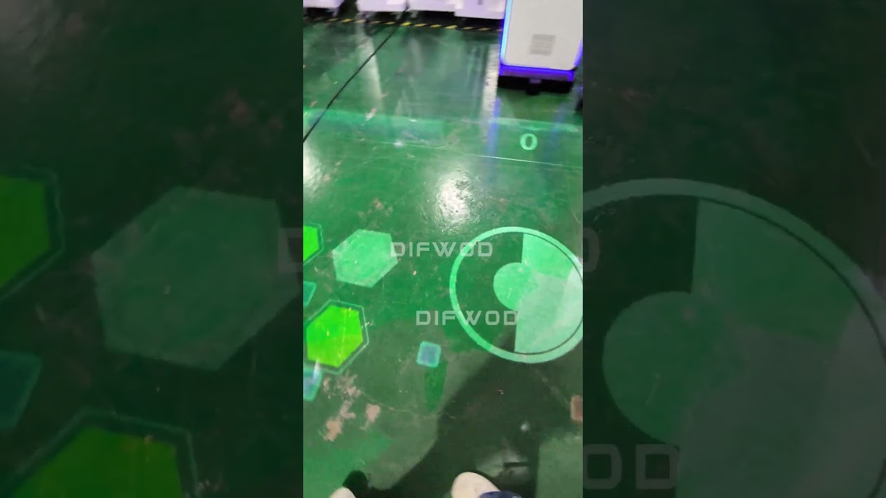 Testing Before Shipment~ #interactivegame #floorprojection #interactivefloor