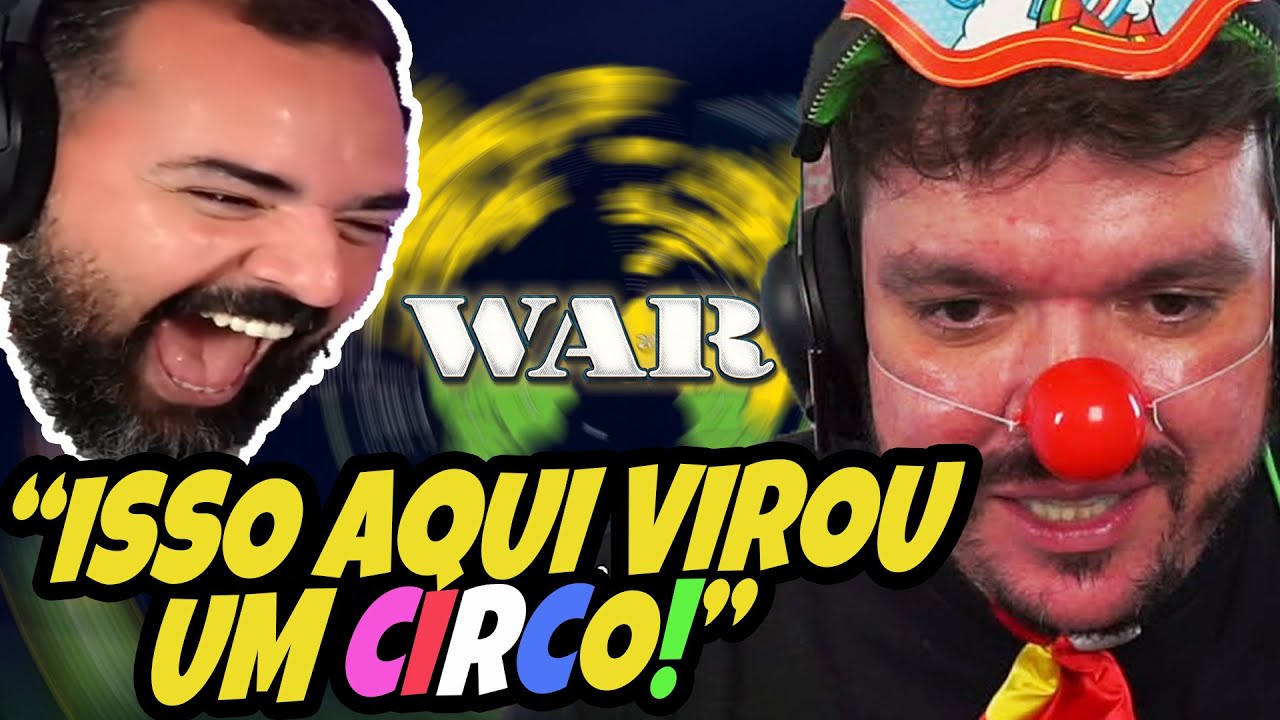 🤡😂ESSA PARTIDA FOI PURO ALASTRO, NINGUEM QUERIA SABER DE GANHAR, SÓ ALASTRAR O OUTRO NO WAR!
