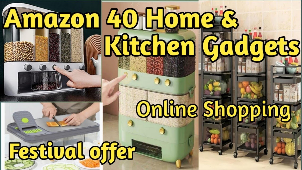 Amazon Home Appliances Kitchen Products| Online available| Organizer Basket Rack Kitchen Containers