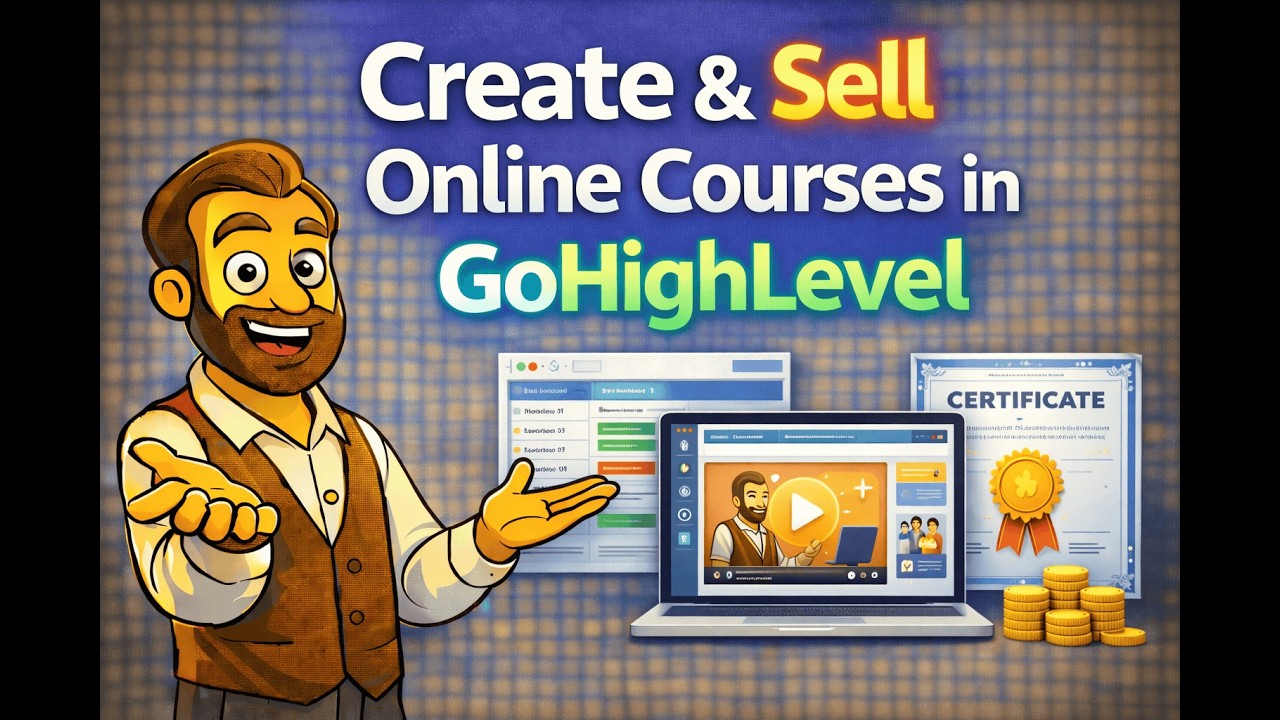 How to Create & Sell GoHighLevel Courses Online | Complete Membership Setup
