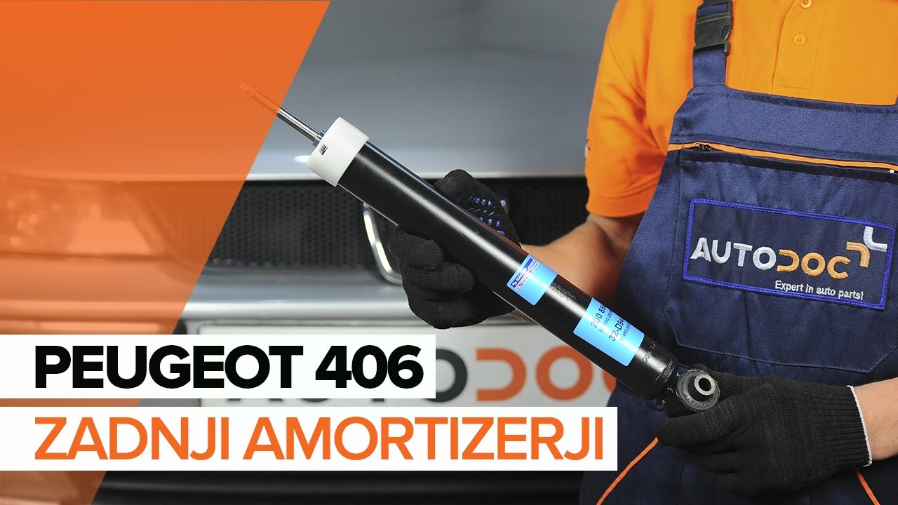 Kako zamenjati&nbsp;zadnji amortizerji&nbsp;na&nbsp; PEUGEOT 406 VODIČ | AUTODOC