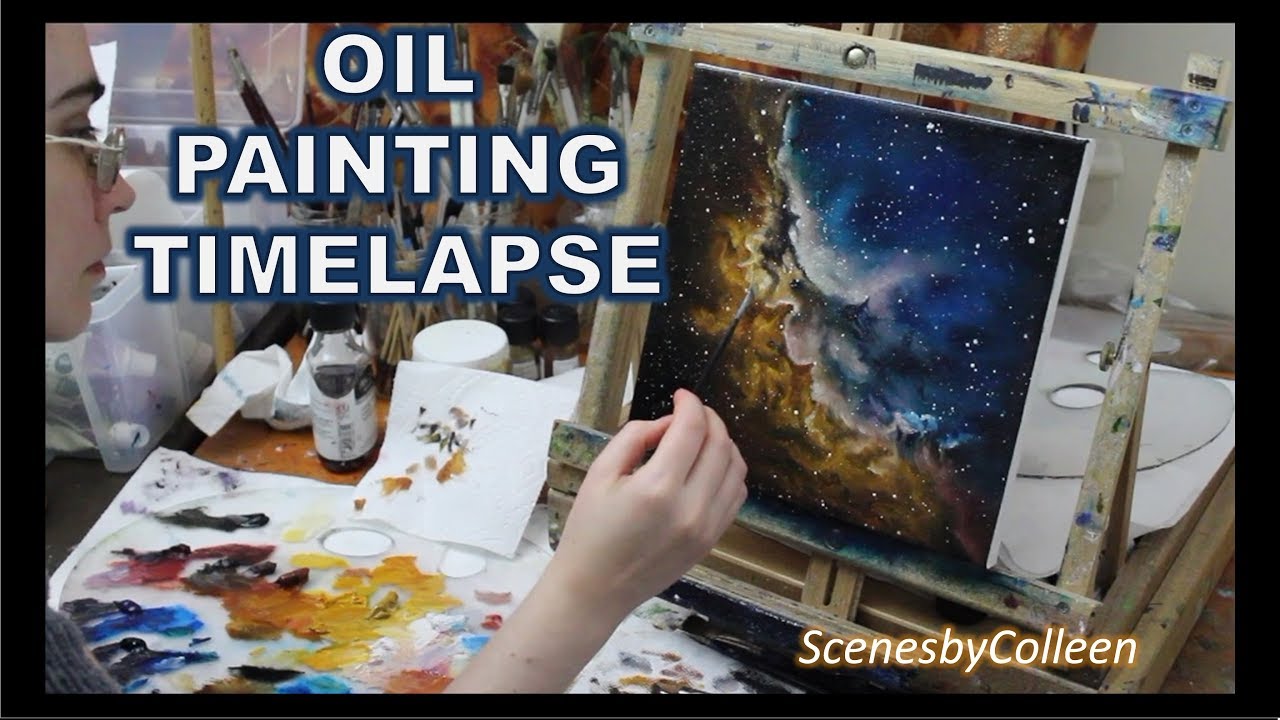 Timelapse Oil Painting - Wizard's Nebula