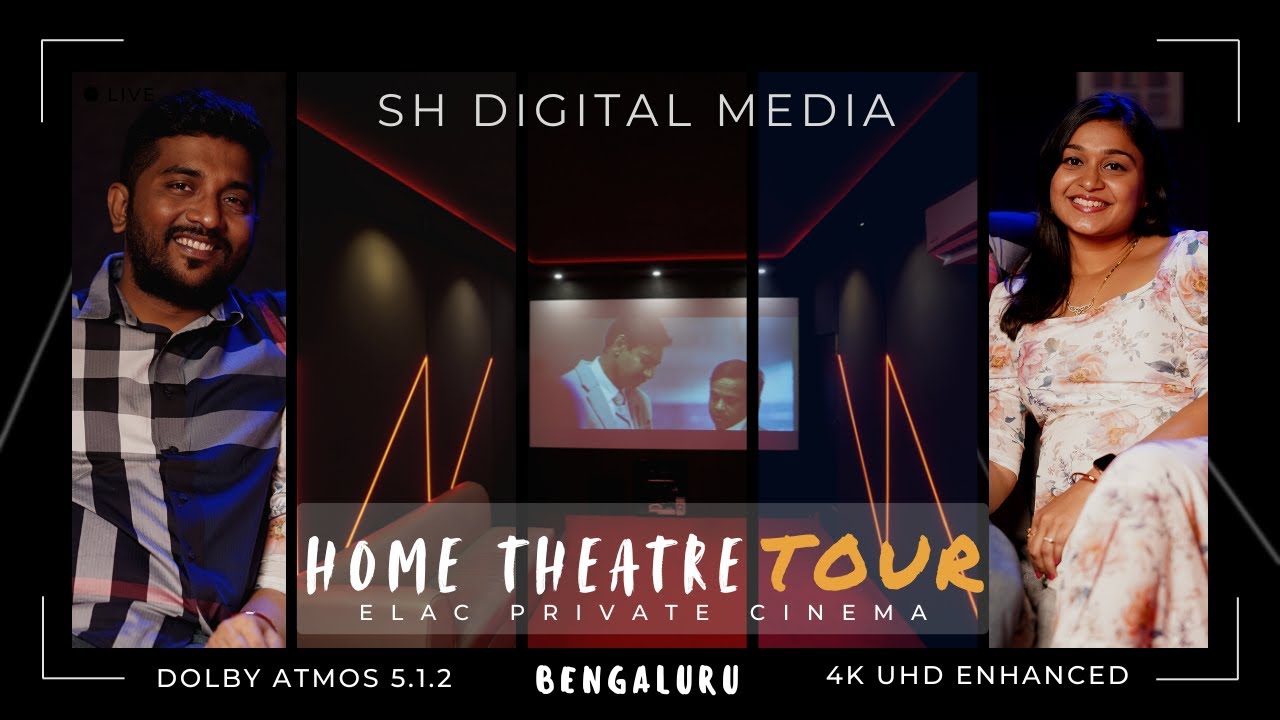 Bespoke Home Theatre Tour - Bengaluru | Elac | Dolby ATMOS | DTS-X | 5.1.2