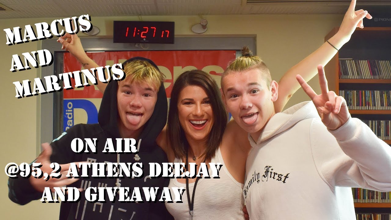 OI MARCUS AND MARTINUS ΣΤΗΝ ΕΚΠΟΜΠΗ ΜΟΥ *ENGLISH&GREEK SUBS* & GIVEAWAY VLOG#7