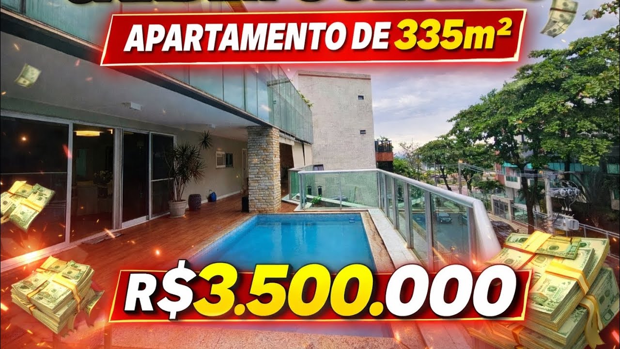 JARDIM OCEÂNICO - APARTAMENTO TIPO COBERTURA COM SAUNA E PISCINA POR R$3.500.000,00