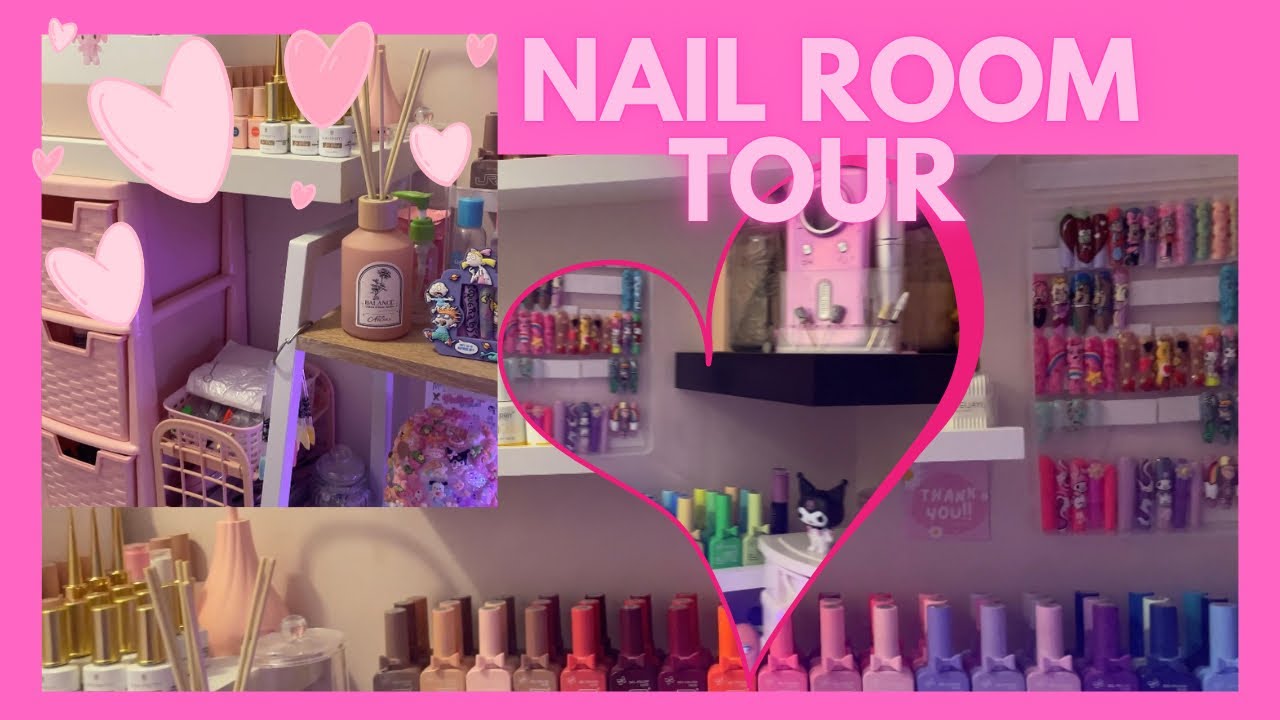 NAIL ROOM TOUR| NAIL GEL| NAIL ART