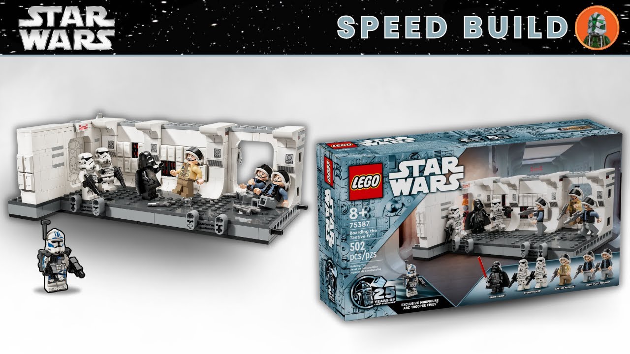📦 Unboxing & Speed Build｜LEGO Star Wars 75387 Boarding the Tantive IV