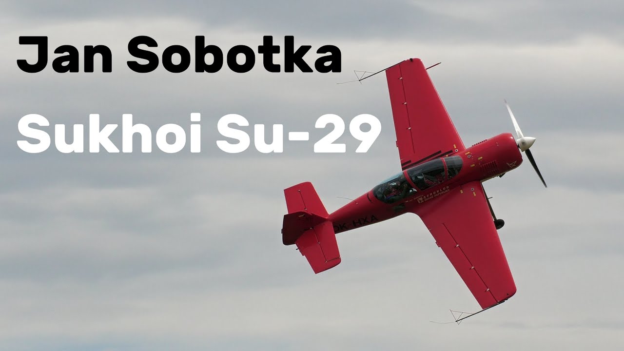 Jan Sobotka | Sukhoi Su-29 | 4K | 14th HISTORICAL AIRSHOW 2024