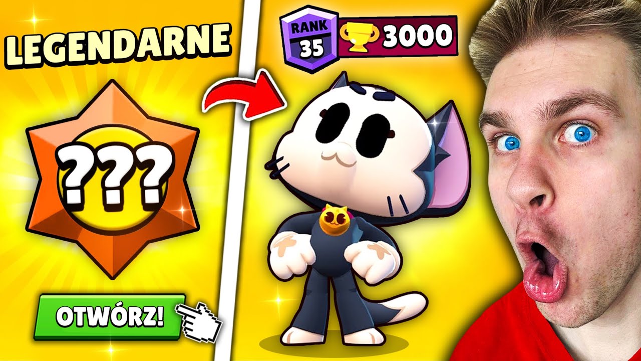Odblokowałem ⚠️ PIERWSZY *LEGENDARNY* ZADYMIARZ (za 0 ZŁOTYCH) 🤑 ze STARR DROP ⭐️ w Brawl Stars! 😱