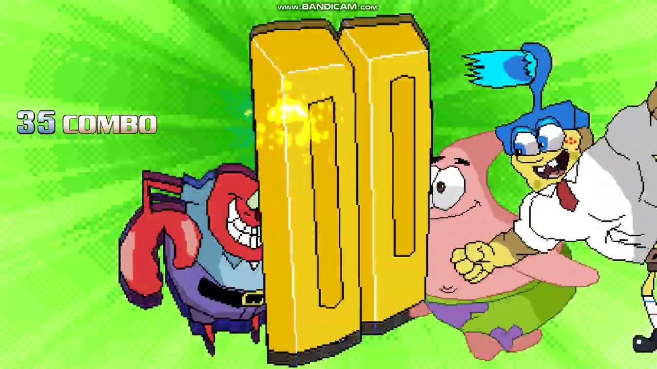 TIB MUGEN: Team SpongeBob (Dave David) vs Team Arturo Mendoza