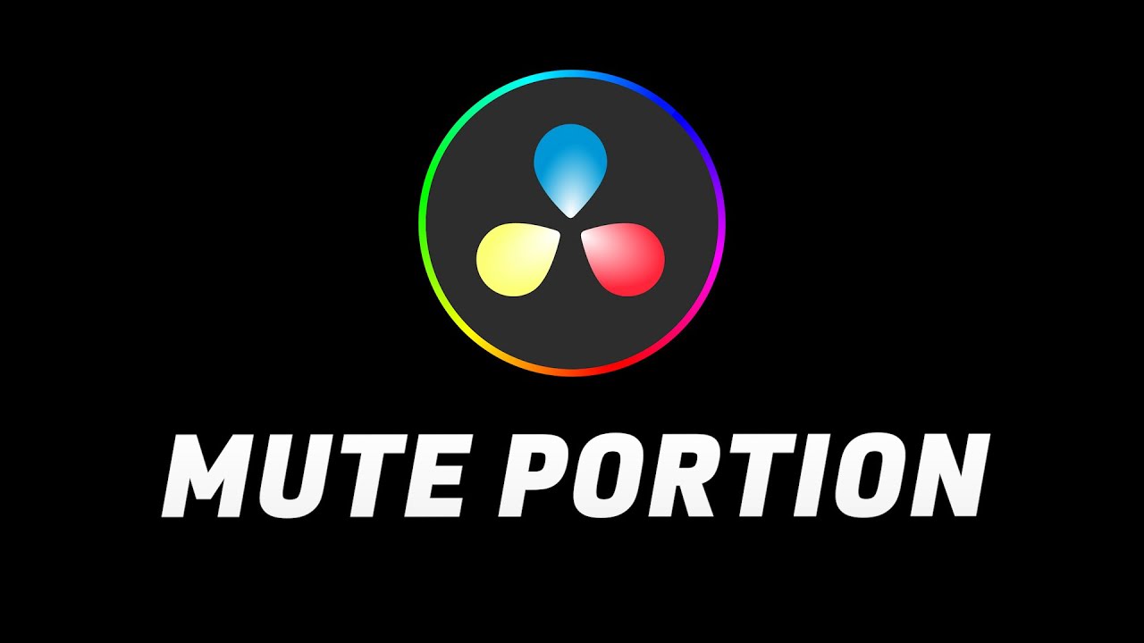 Mute Part Of Audio Track Davinci Resolve 2024!