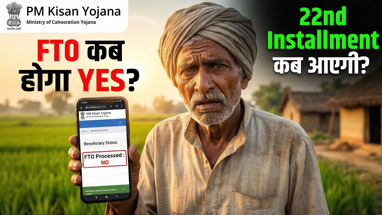 PM Kisan FTO Processed NO | When Will FTO Be YES? | 22nd Installment Date Update 2026