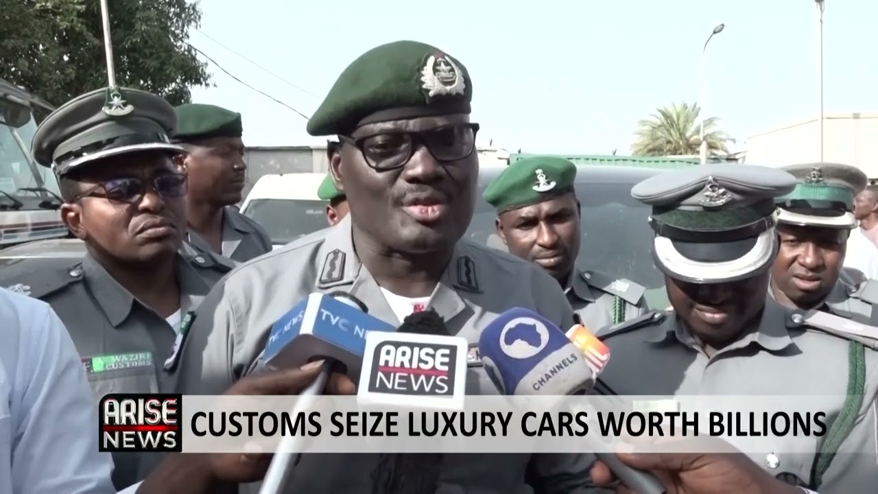 CUSTOMS SEIZE LUXURY CARS WORTH BILLIONS