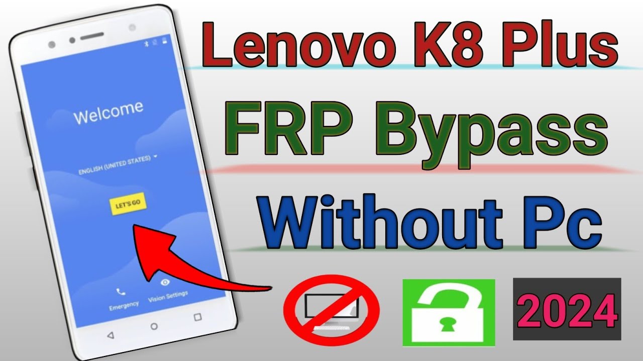 Lenovo K8 Plus(XT190-2-02) 🔥Frp bypass Without Pc #frp #k8plus#lenovo