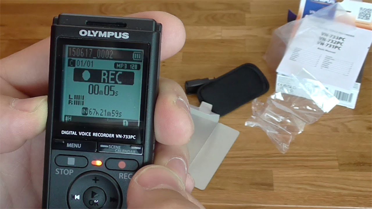 Produkt Test: Olympus Diktiergerät VN733PC + 4GB interner Speicher + Verbindungskabel zum PC