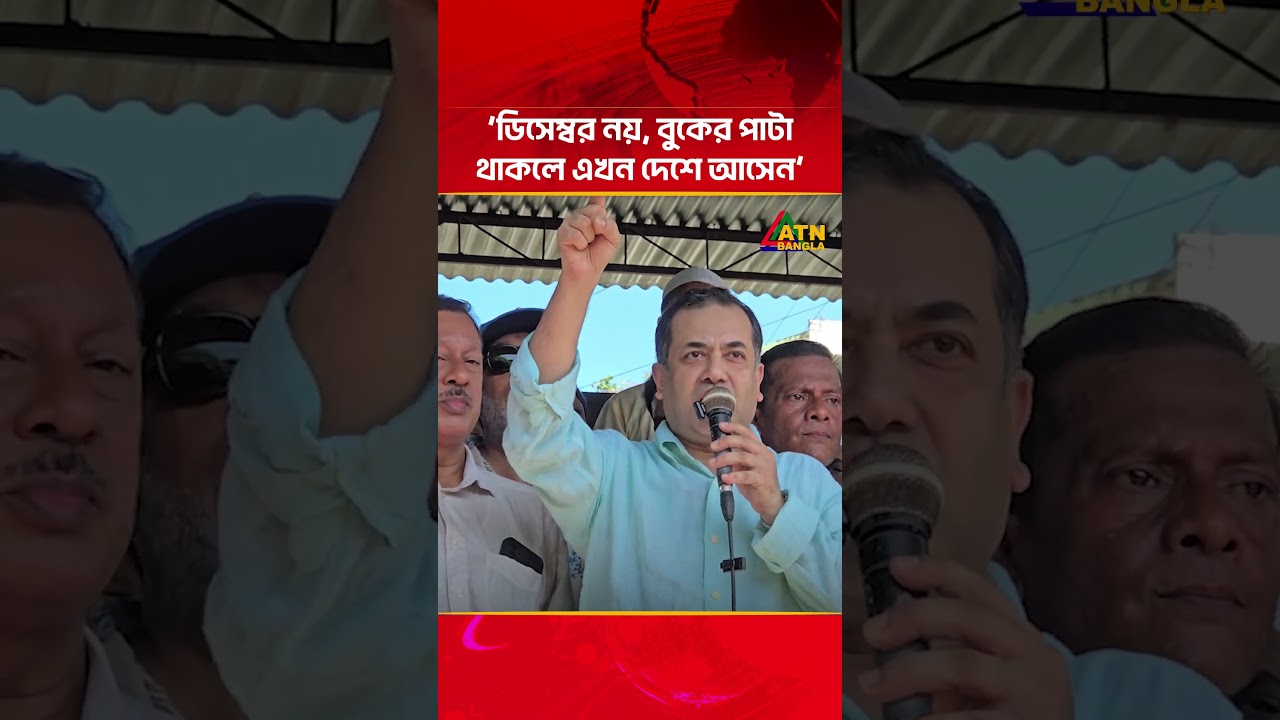 ডিসেম্বর নয়, বুকের পাটা থাকলে এখন দেশে আসেন: তথ্য প্রতিমন্ত্রী | ATN Bangla News