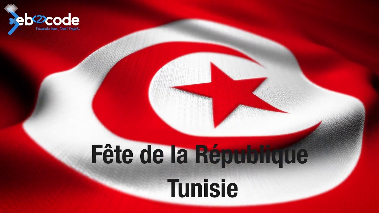 Web2code f&ecirc;te la r&eacute;publique tunisienne