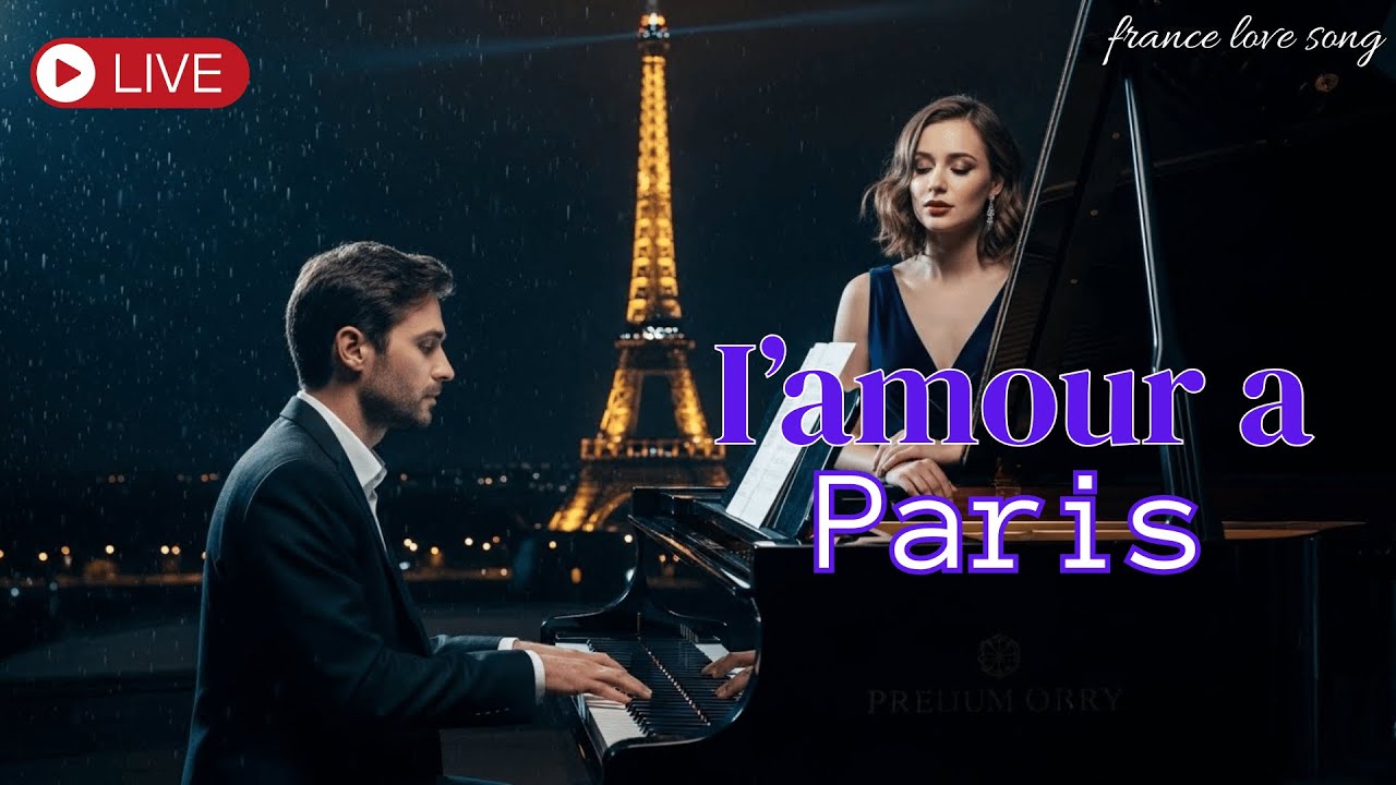 Love in Paris LIVE 🌹 French Emotional Love Songs – ROMANCE PARIS