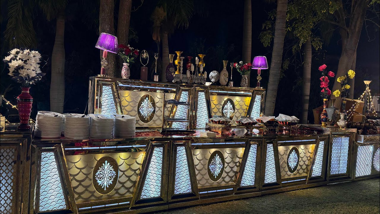 Dindayal Caterers | Outdoor Wedding Catering Setup | Best Catering Service Bangalore | Best Caterers