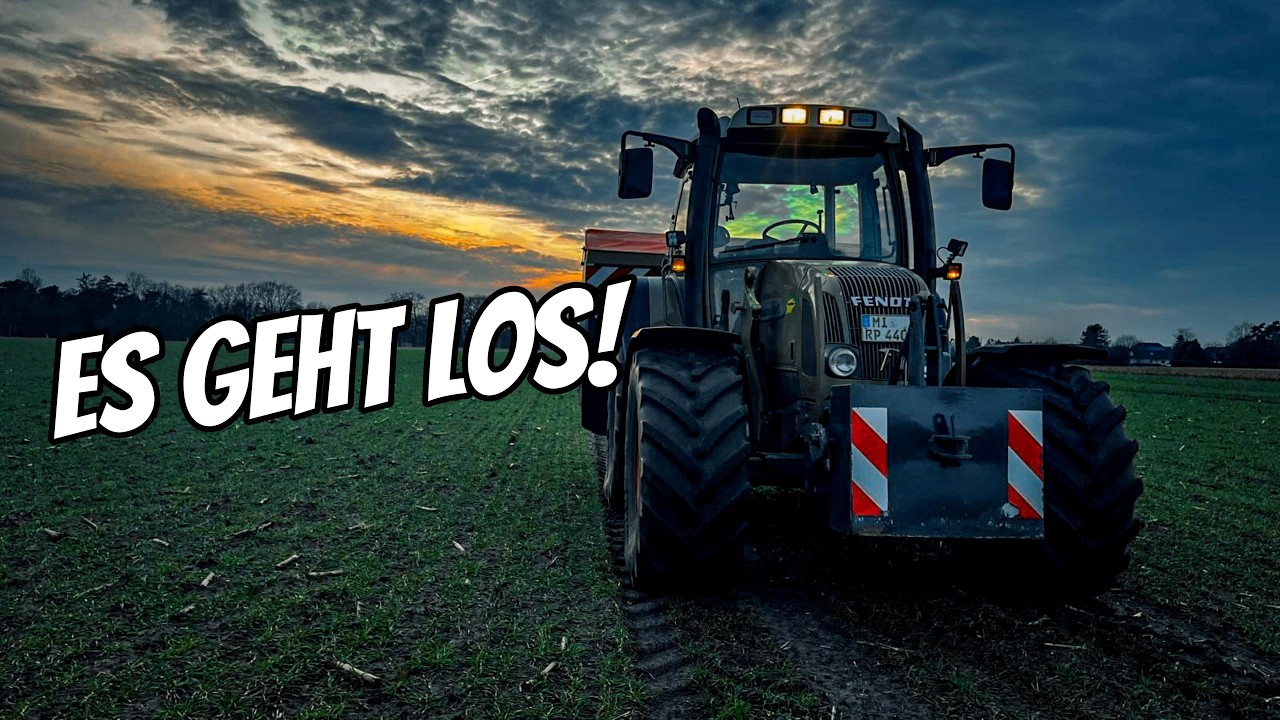 #vlog234 Endlich wieder Ackerzeit! 😍 Düngerstreuen mit Fendt 411 & Amazone