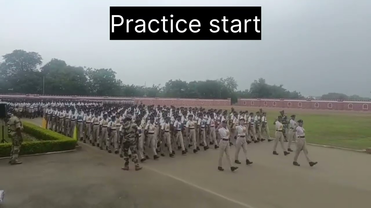 CISF POP practice 59 and 35 batch RTC Barwaha 