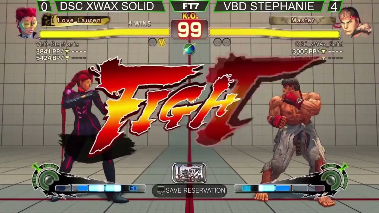 EU vs NA! DSC xWAx Solid (Ryu) vs VbD Stephanie (Viper) FT7