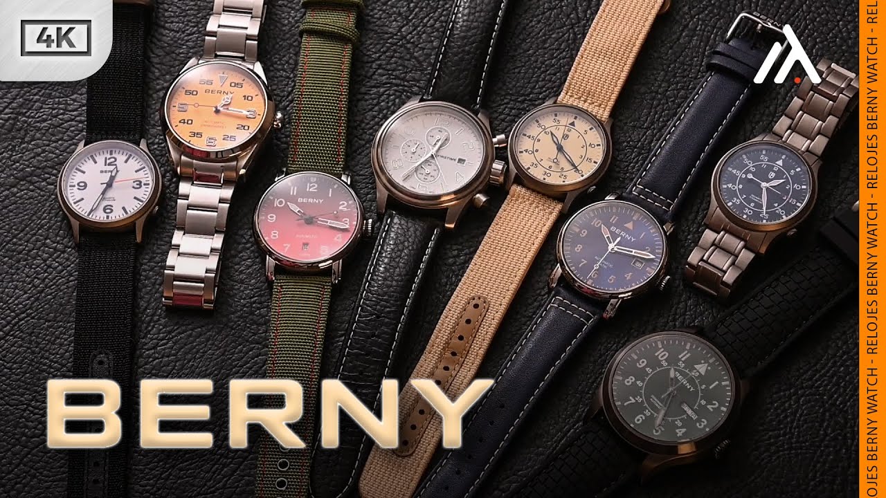 Los relojes de aviador de Berny Watch.