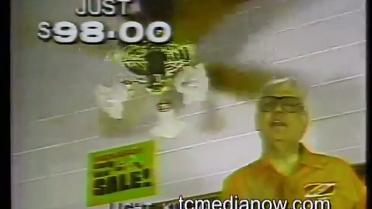 Vintage Menards Ceiling Fan Commercial circa 1982