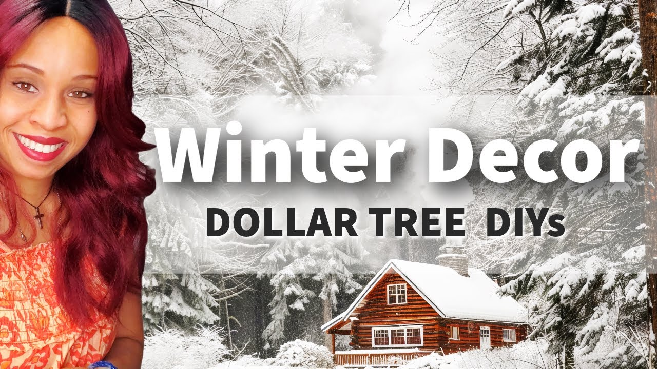 3 DIY Winter Decor Ideas to Make Your Home Shine | Dollar Tree Crafts #diy #dollartree