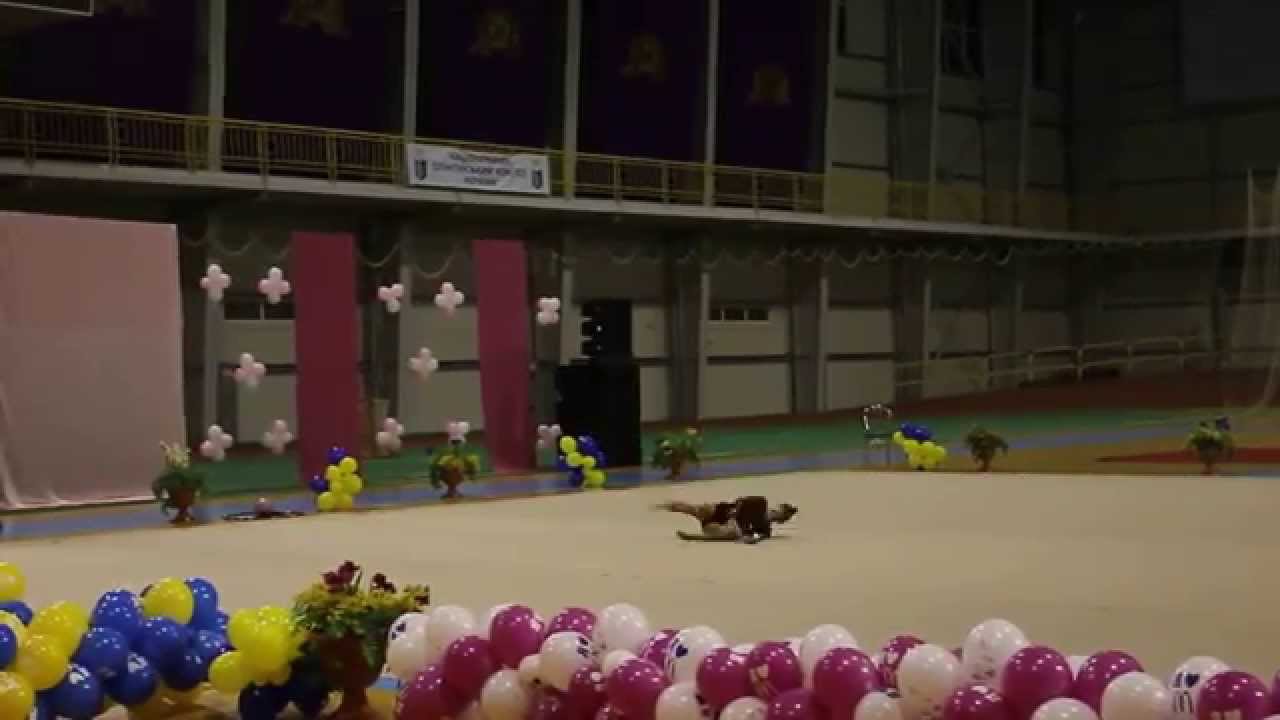 Daria Kobets freehands Ukrainian team championship