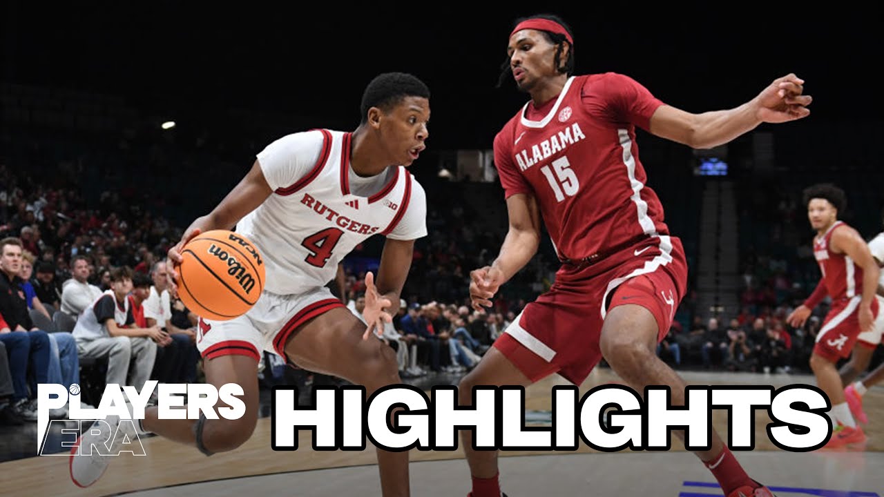 Alabama vs. Rutgers: 2024 Players Era Festival men's basketball highlights