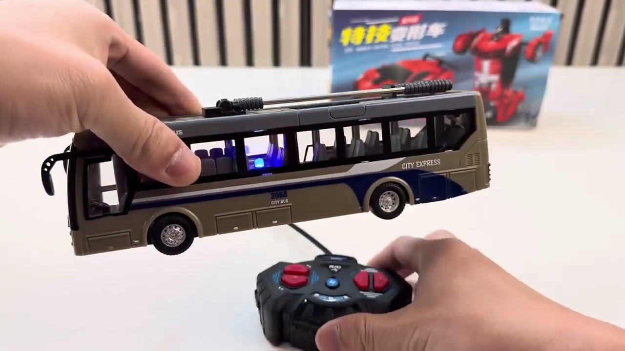 Ultimate RC Toy Unboxing – Police Car, Racing Car & School Bus 