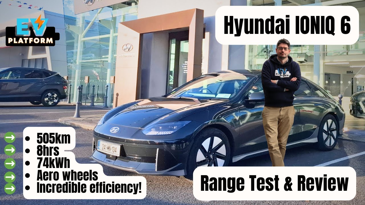 Hyundai IONIQ 6 | Range Test & Review | Incredible range & efficiency!