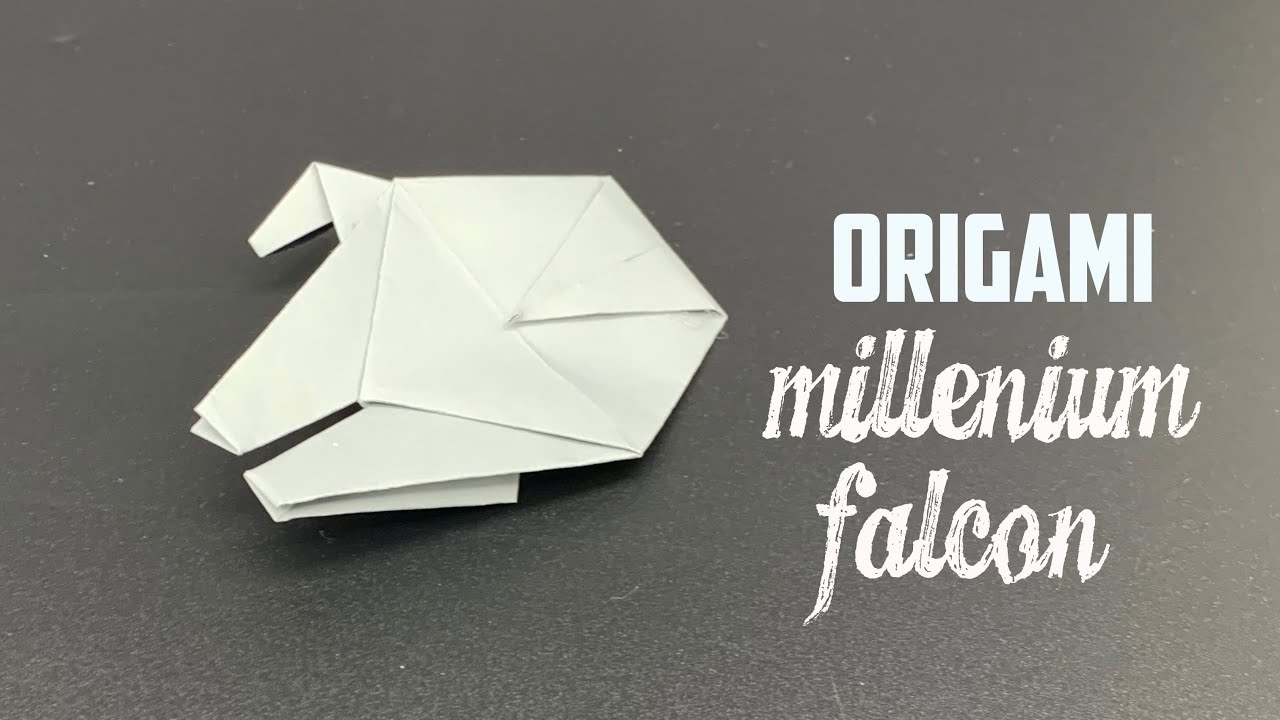 Origami Millenium Falcon || Easy Star Wars Origami || 5 Minute Origami Millennium Falcon
