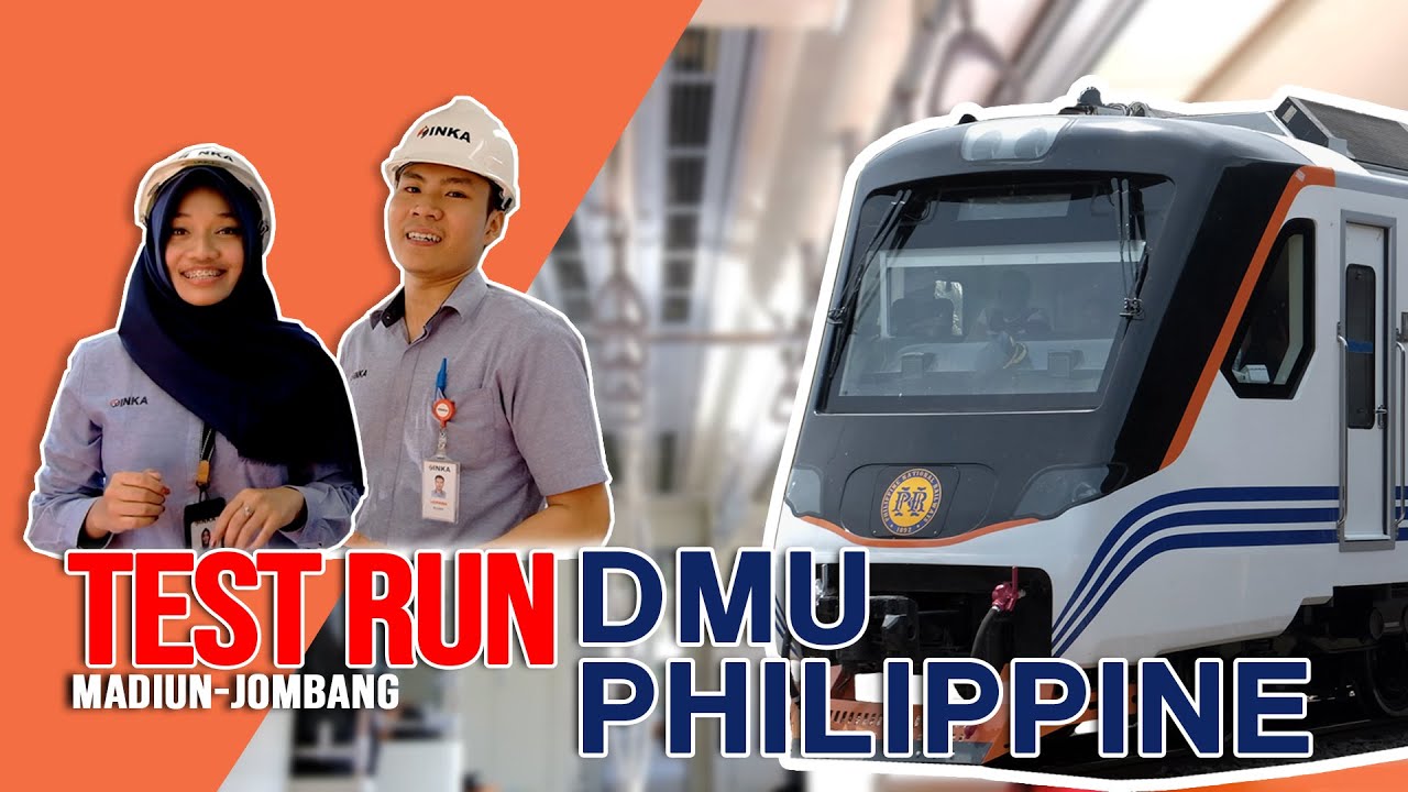 Vlog Test Run Kereta Diesel Multiple Unit Filipina buatan PT INKA (Persero)