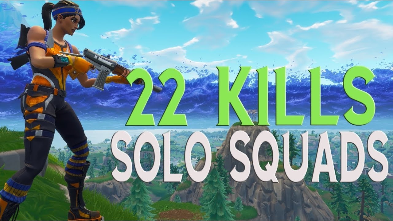 22 Kill WIN! (Solo VS Squads) - Fortnite Battle Royale
