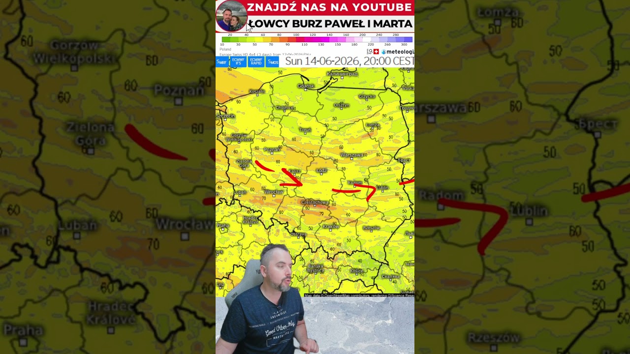 Strong winds this weekend #weather #poland #short #forecast
