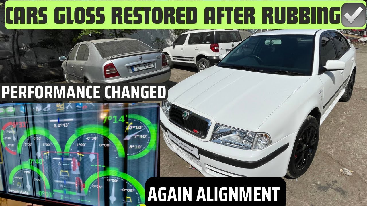 Octavia’s restoration completed | Cars gloss restored | old Skoda conversion to new | mk1 octavia