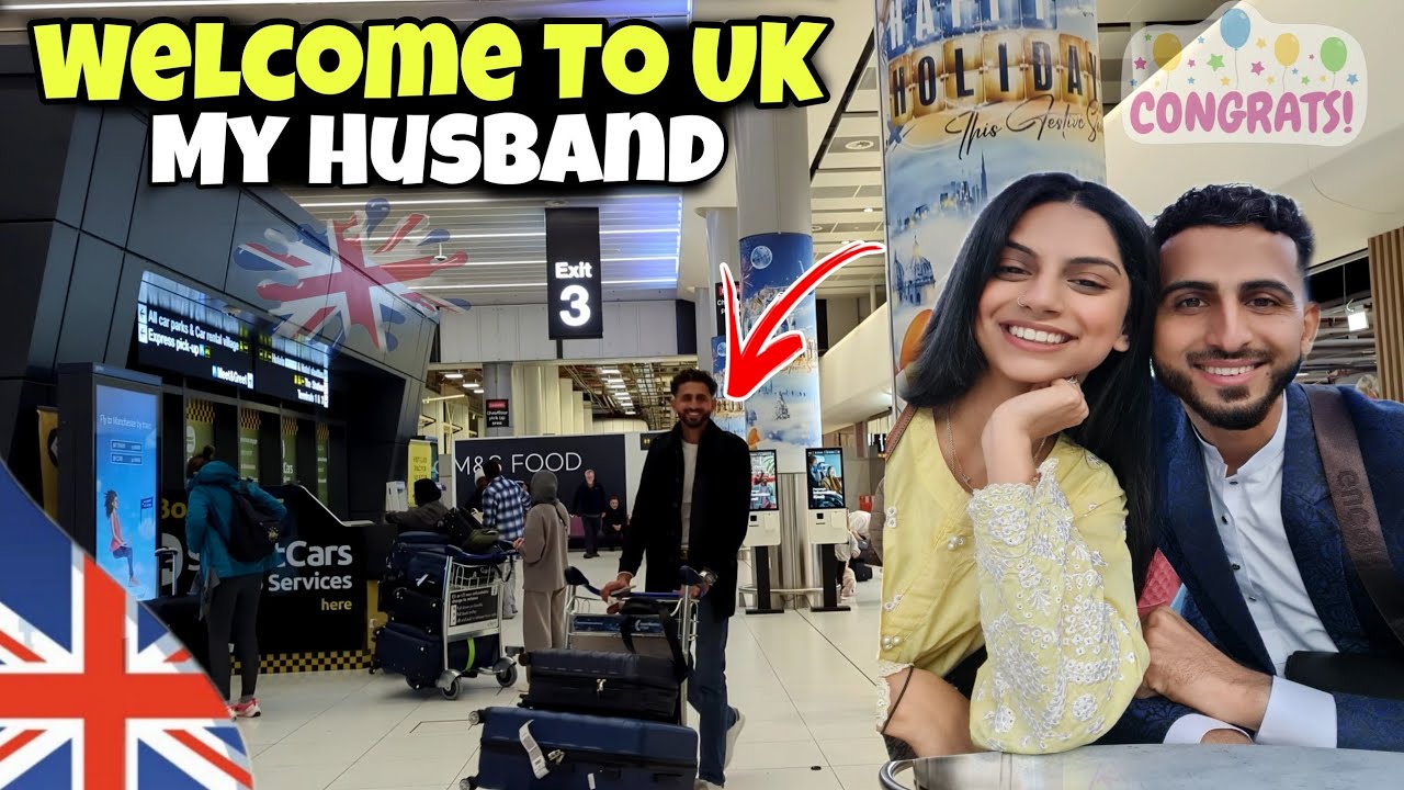 Welcome to UK 🇬🇧 My Love Husband 💓 | Kv Family 👪 |