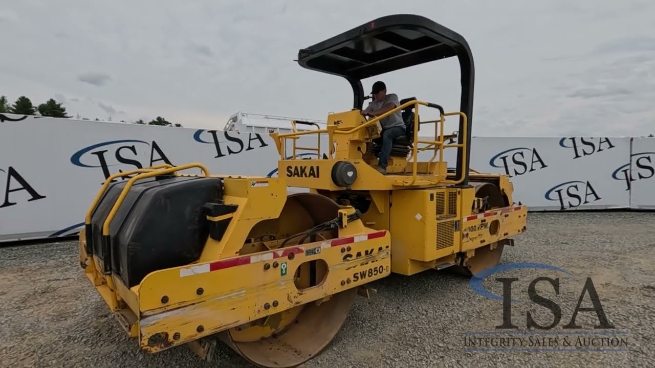 49933 - Sakai SW850-II Roller Will Be Sold At Auction!