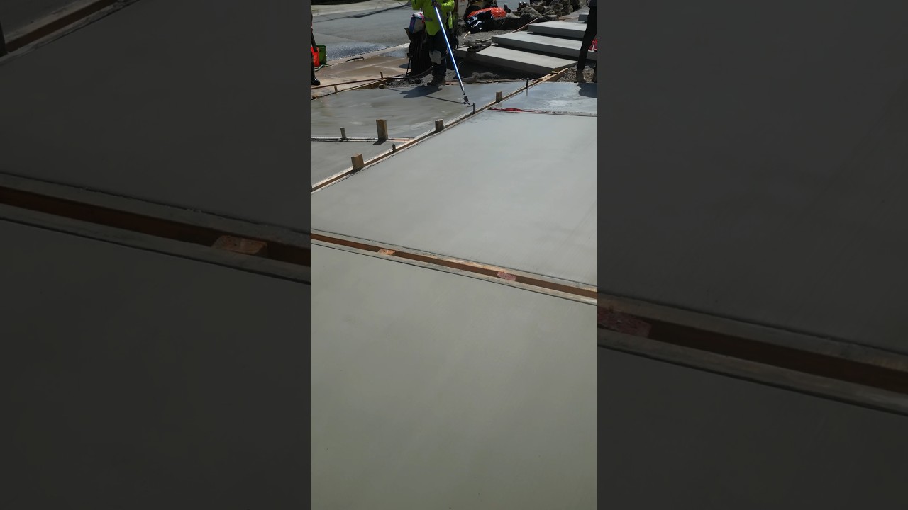 Modern Driveway Finish #concrete #concretefinishing #concretefinisher #diy #construction #modern