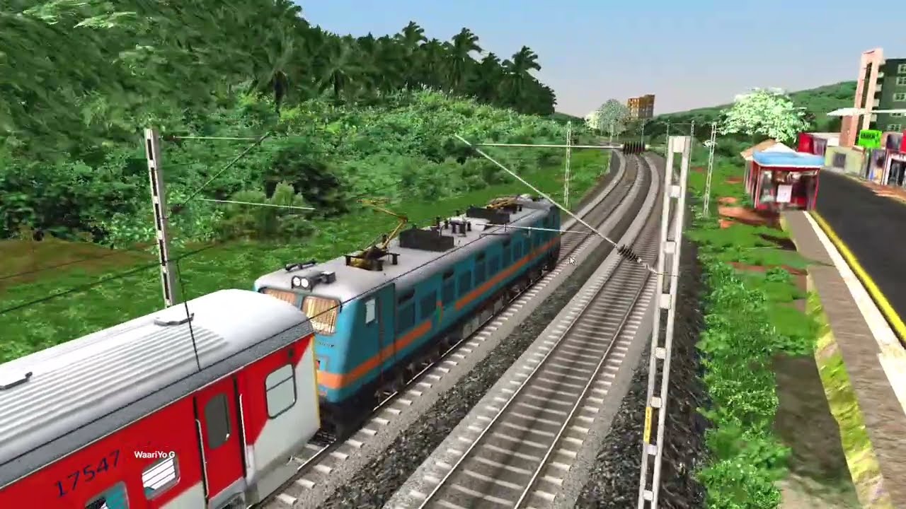 INDIAN REAL TRAIN GAME - FULL SPEED | TRAIN SIMULATOR CLASSIC 2024 | KERALA V2 ERS - CLT - MAQ