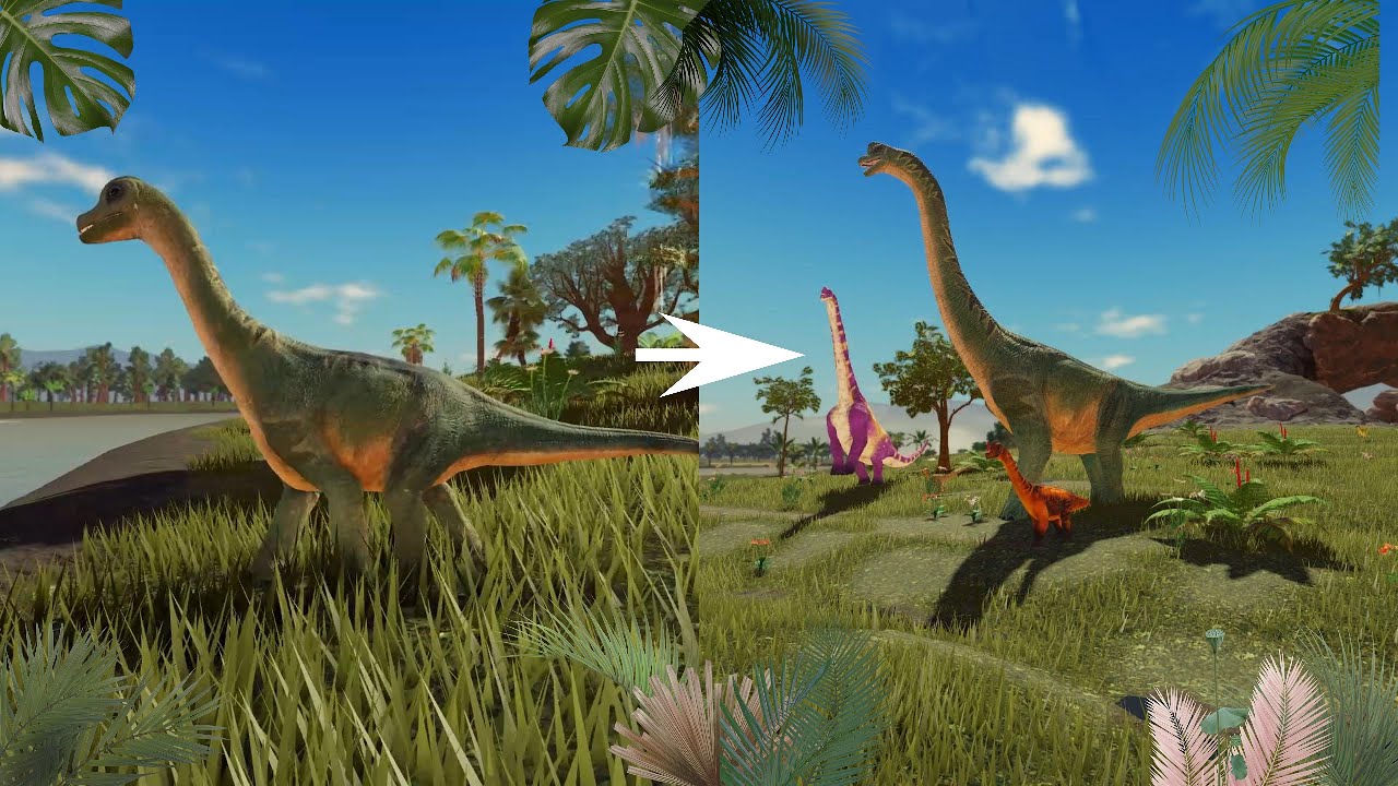 The life of a Brachiosaurus from baby to full grown adult.
