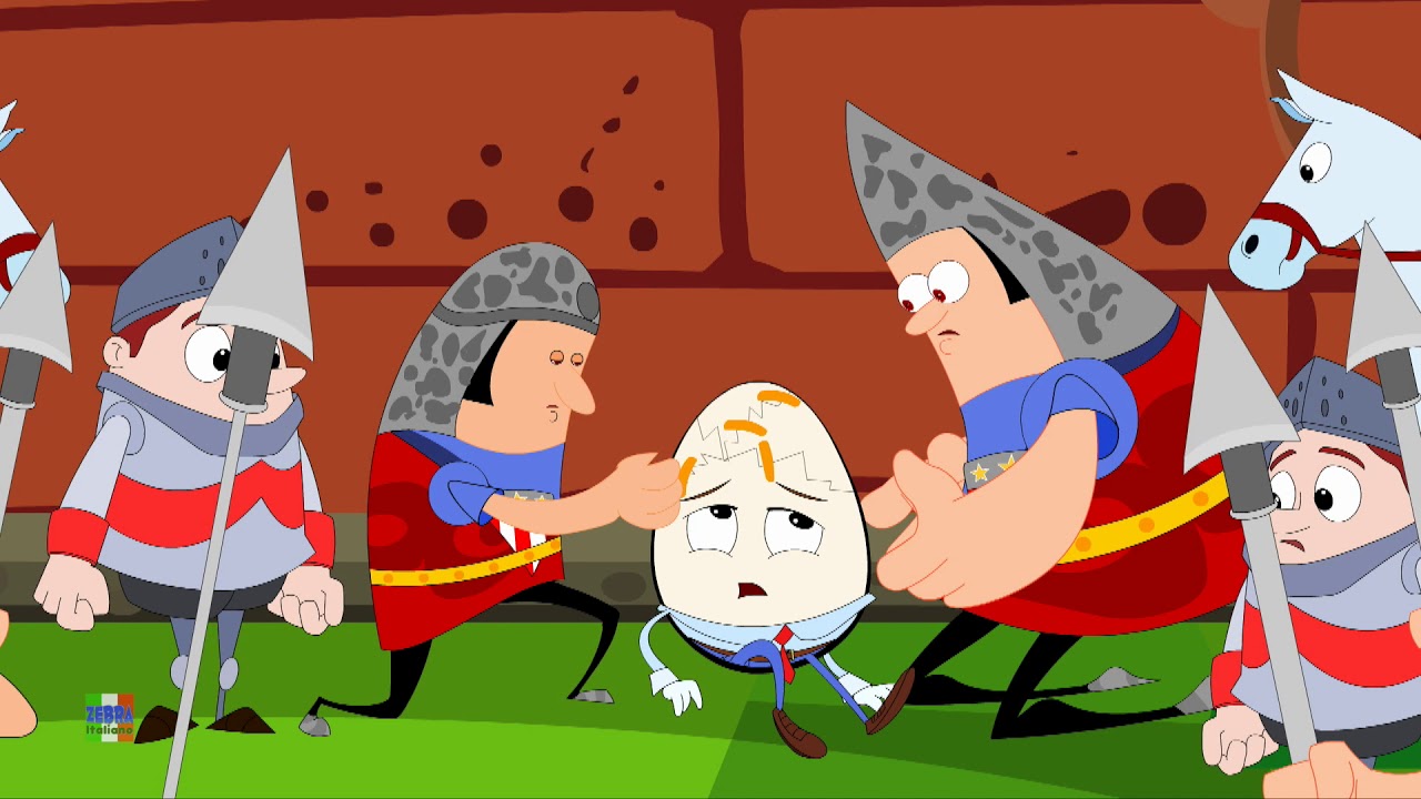 Humpty Dumpty sedeva su una parete | filastrocca per bambini | canzone in italiano per bambini
