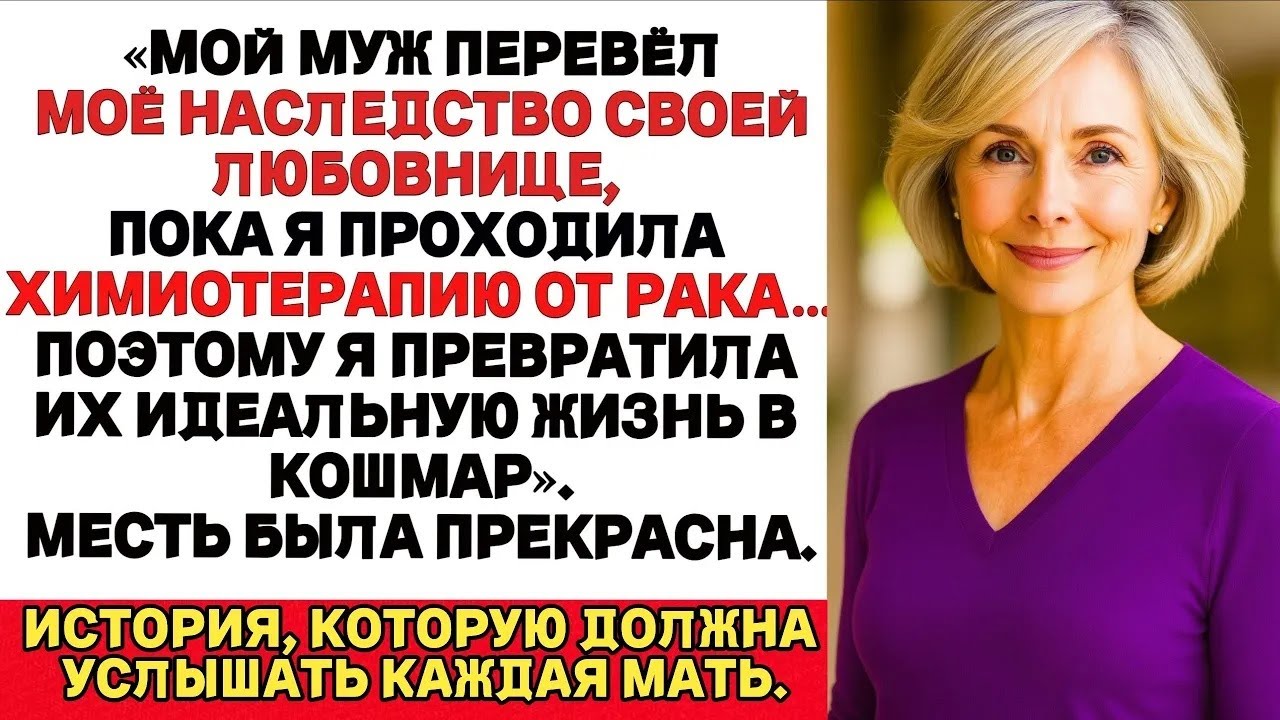 Муж передал Мое наследство Своей Любовнице, пока Я проходила курс химиотерапии, Но Я…