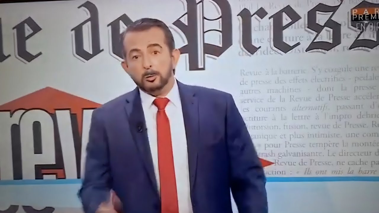 Parodie de  Sébastien Delogu  par Michel Guidoni , Revue de presse Paris Première