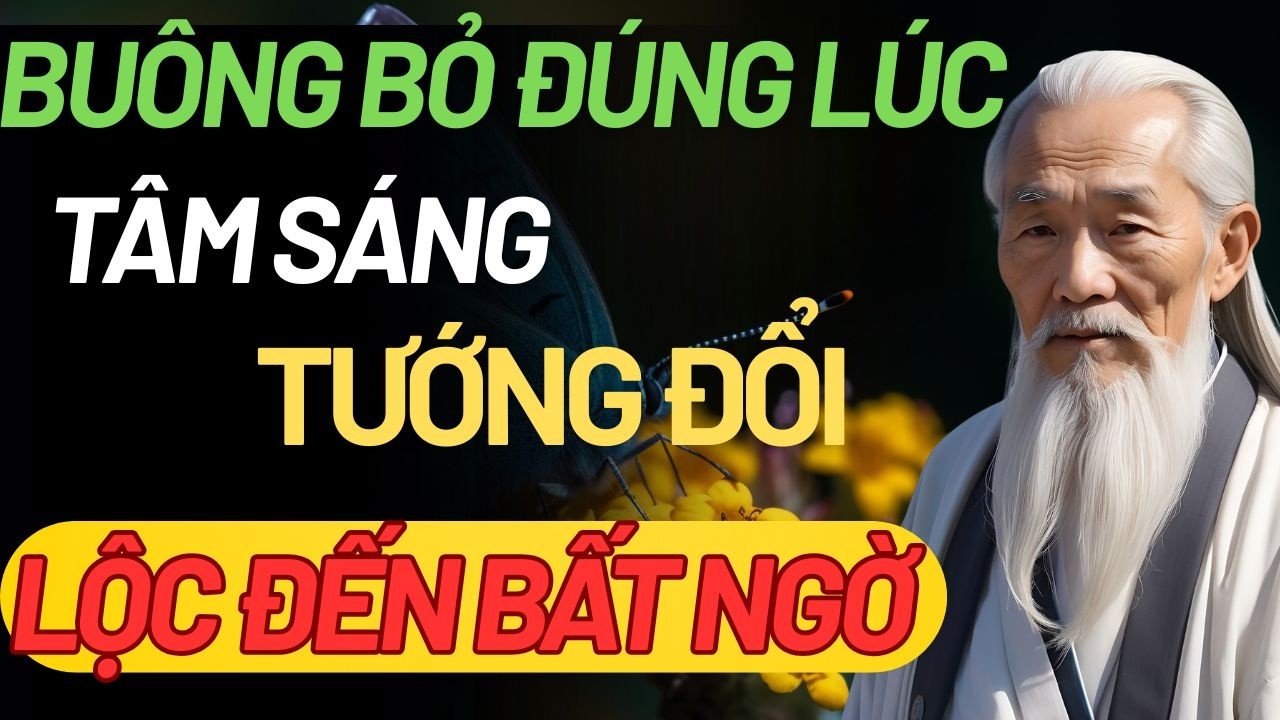 Cổ Nhân  Dạy: Buông Bỏ Đúng Lúc, Tâm Sáng, Tướng Đổi, Lộc Đến Bất Ngờ | Triết lý cuộc sống
