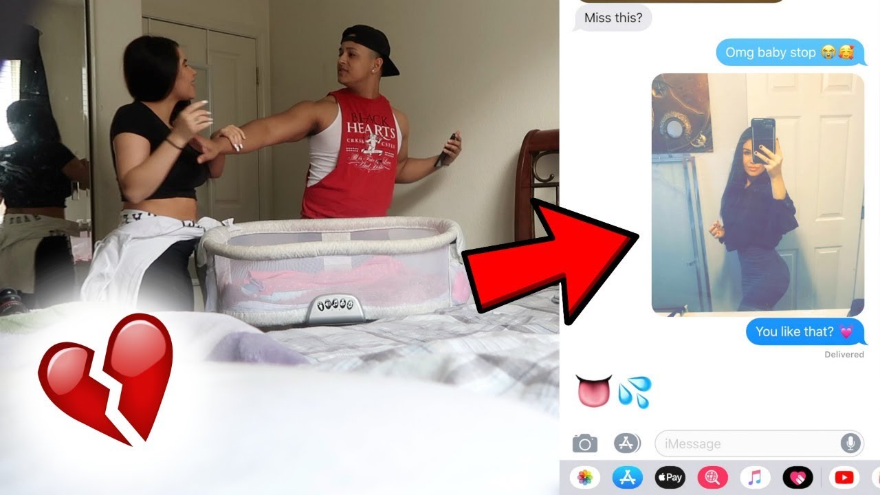 TEXTING ANOTHER MAN PRANK ON BOYFRIEND!!! *HE CRIED*