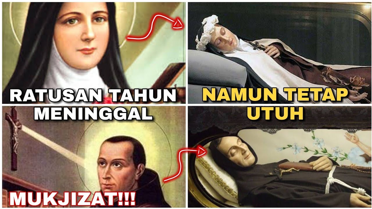 Bukti kebenaran iman Katolik! 50 Santo & Santa yg tubuhnya tetap utuh walau ribuan tahun