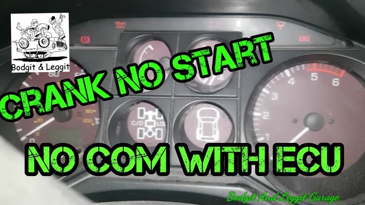 Mitsubishi Pajero no start no com with ecu Part 1 Bodgti And Leggit Garage